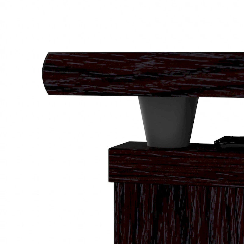 60 L-Shaped Sit-to-Stand Desk with Hutch and File Drawer