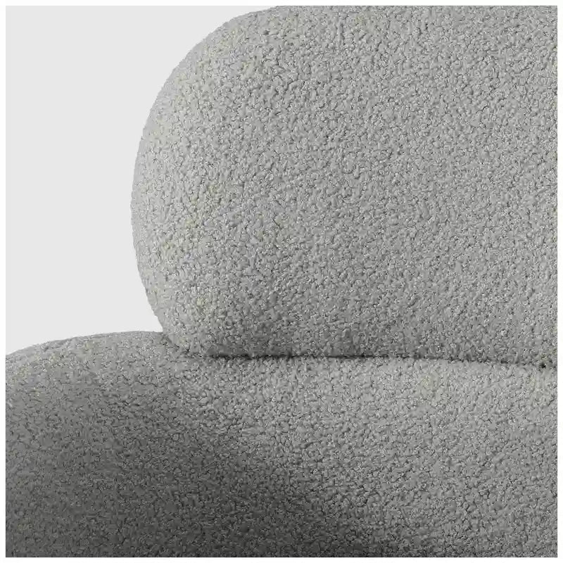 Sherpa Swivel Barrel Chair, Set of 2