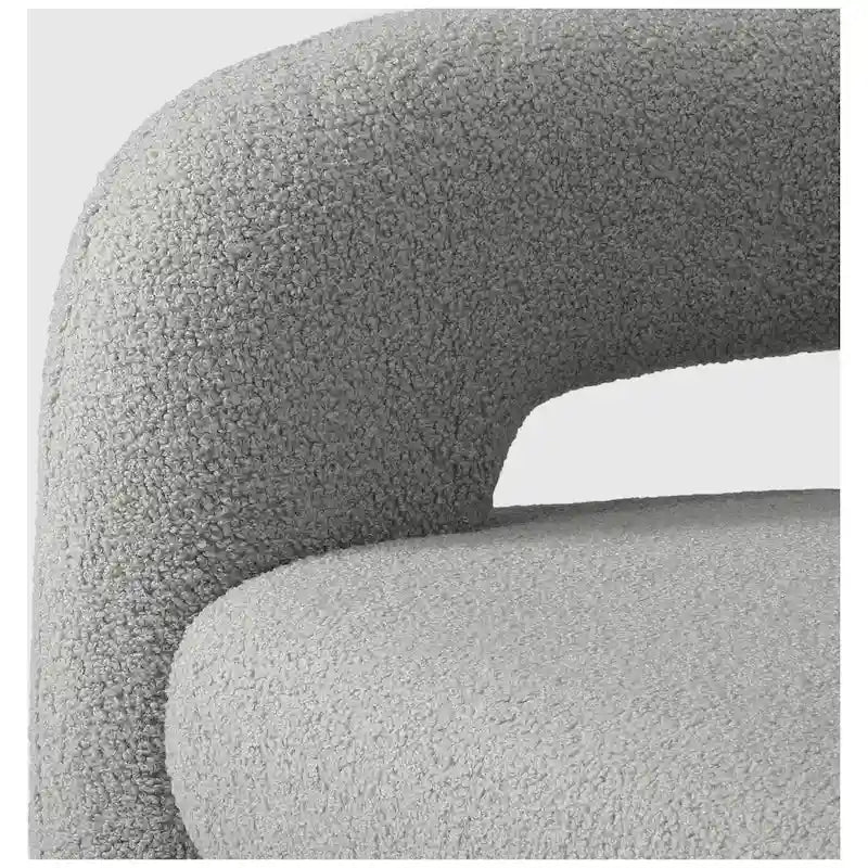 Sherpa Swivel Barrel Chair, Set of 2