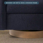 Sherpa Swivel Barrel Chair, Set of 2