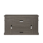 Classic American TV Stand with 4 Storage Shelf and 2 Storage Cabinet for Family Living Room or Office