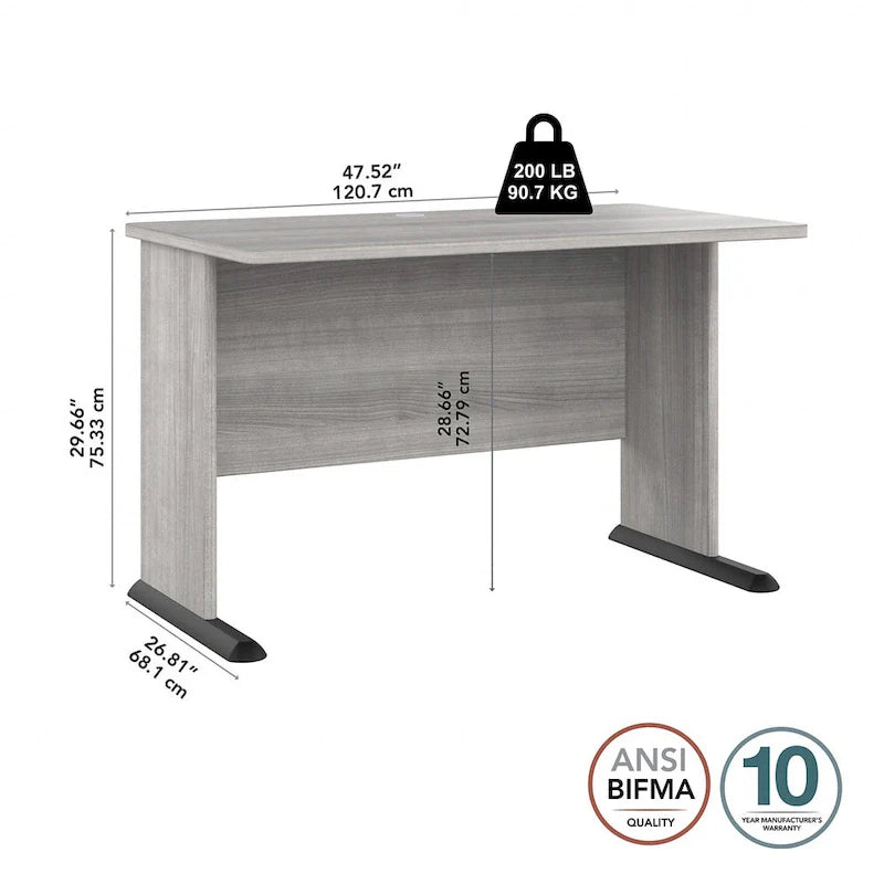 48 Computer Desk with Wire Management Grommet