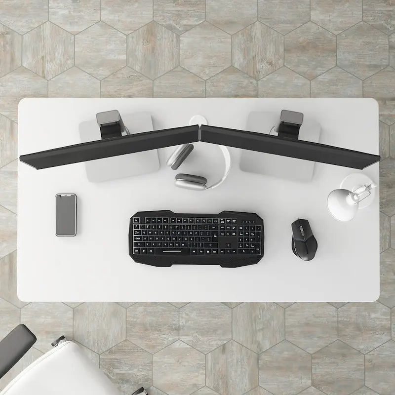 48 Computer Desk with Wire Management Grommet