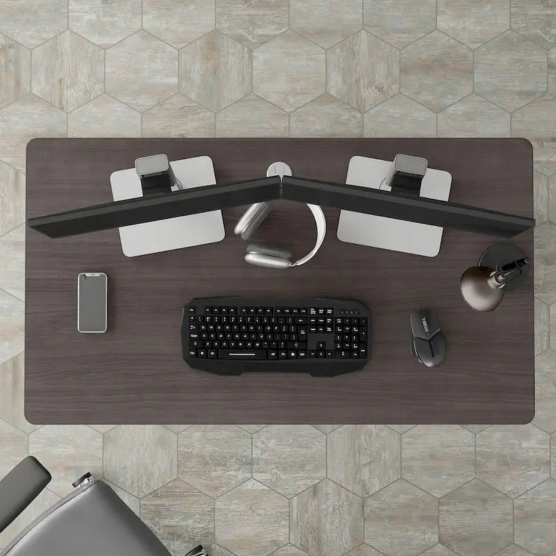 48 Computer Desk with Wire Management Grommet