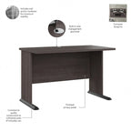 48 Computer Desk with Wire Management Grommet