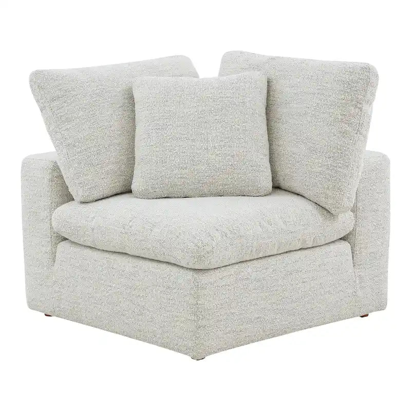 Modular Sectional Corner Chair with Stain-Resistant Fabric – 38x38