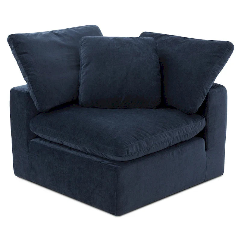 Modular Sectional Corner Chair with Stain-Resistant Fabric – 38x38
