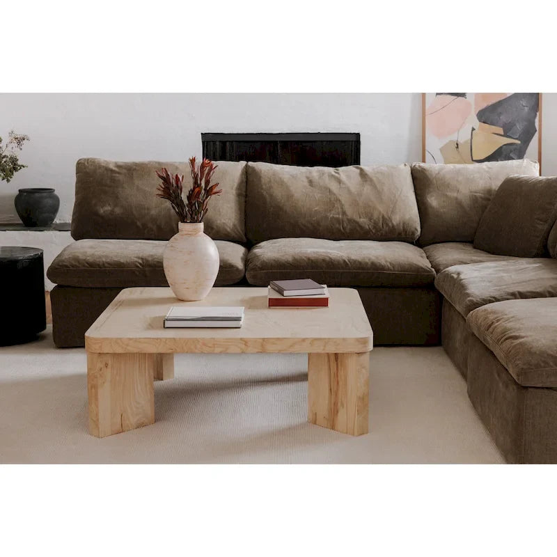 Modular Sectional Corner Chair with Stain-Resistant Fabric – 38x38