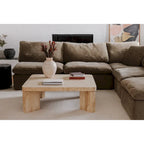 Modular Sectional Corner Chair with Stain-Resistant Fabric – 38x38