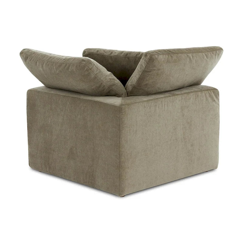 Modular Sectional Corner Chair with Stain-Resistant Fabric – 38x38