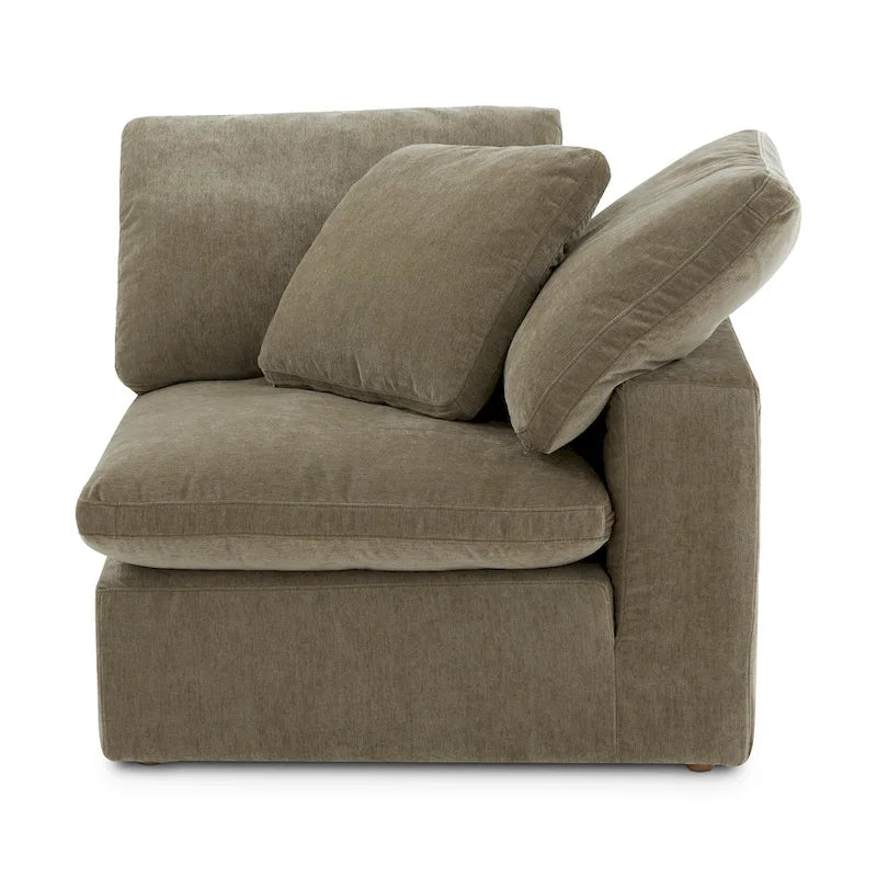 Modular Sectional Corner Chair with Stain-Resistant Fabric – 38x38