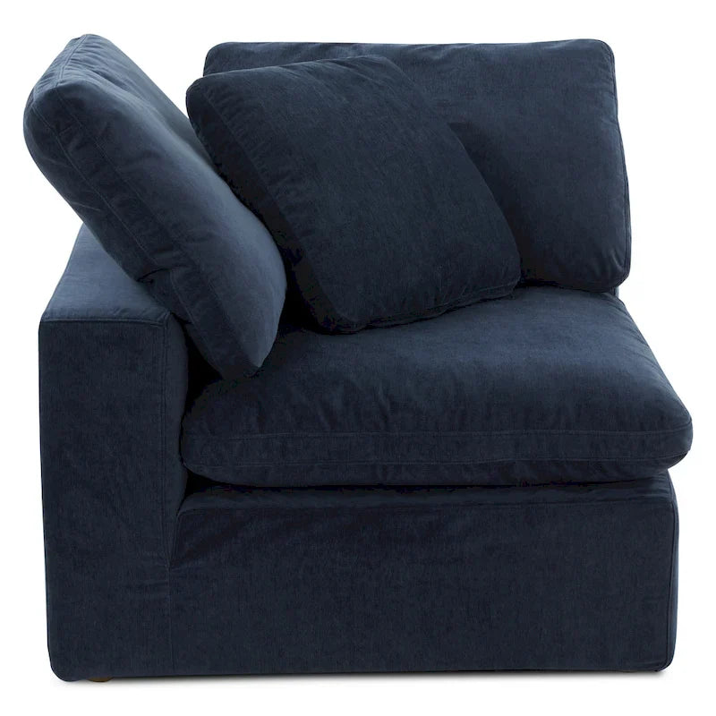 Modular Sectional Corner Chair with Stain-Resistant Fabric – 38x38