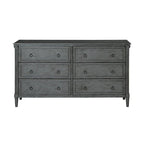 Traditional 60-Inch Wide 6-Drawer Double Dresser
