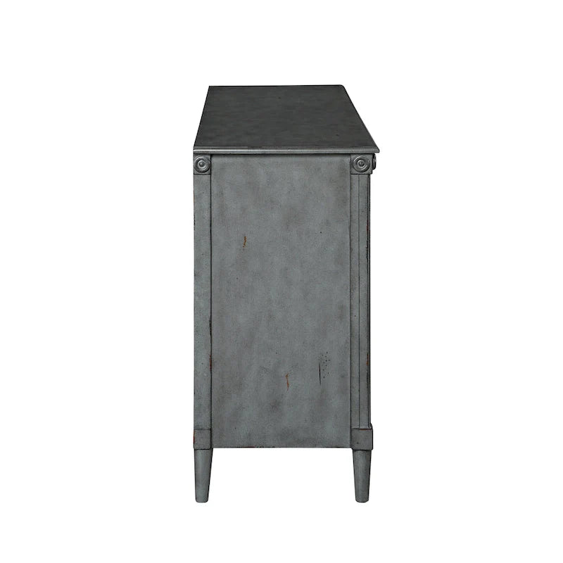 Traditional 60-Inch Wide 6-Drawer Double Dresser
