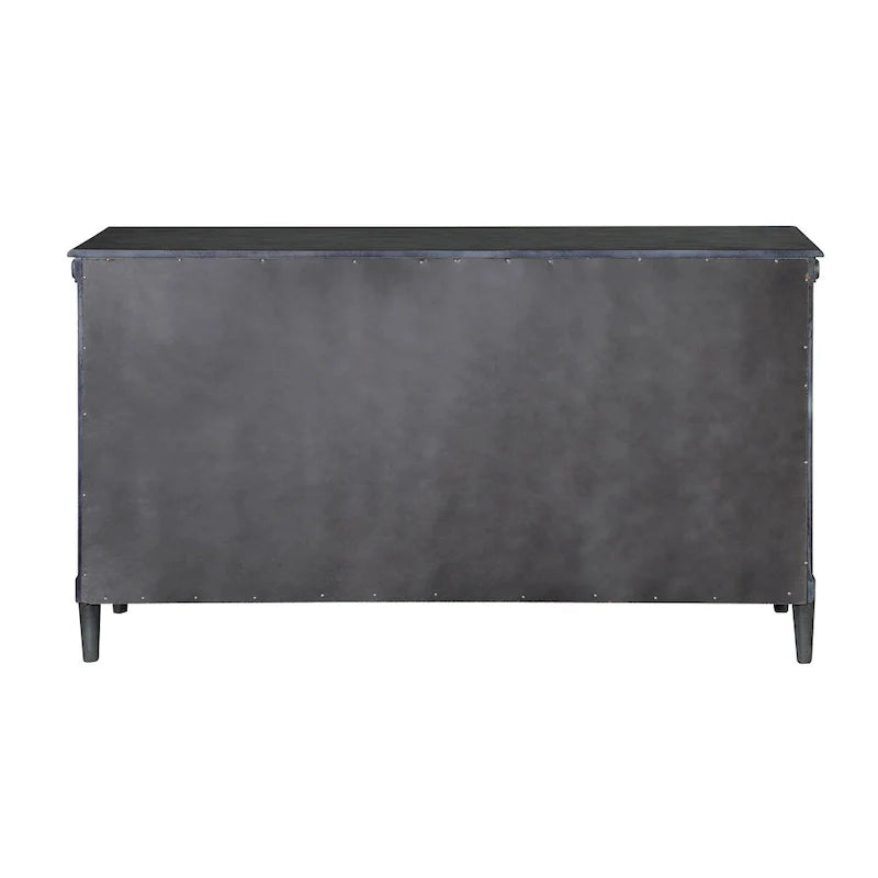 Traditional 60-Inch Wide 6-Drawer Double Dresser