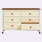 6-Drawer Storage Dresser with Weathered Finish