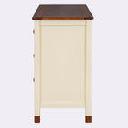 6-Drawer Storage Dresser with Weathered Finish