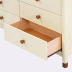 6-Drawer Storage Dresser with Weathered Finish