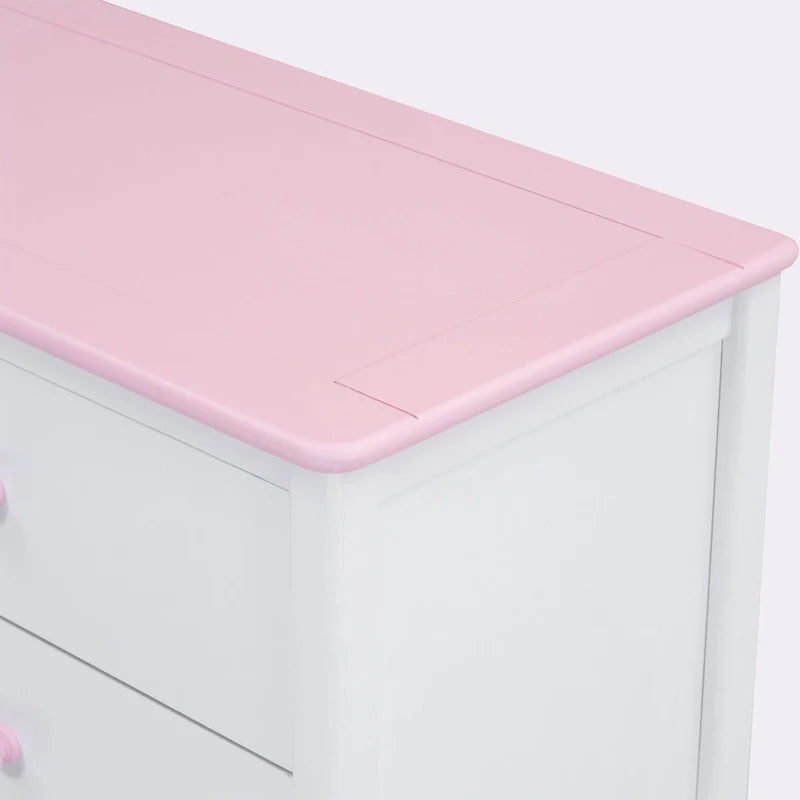 6-Drawer Storage Dresser with Weathered Finish
