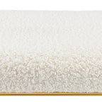 Faux Shearling Upholstered Bench with 2-Shelf Storage