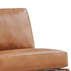 Mid-Century Style Accent Chair – Engineered Wood Frame + Polyester Fabric