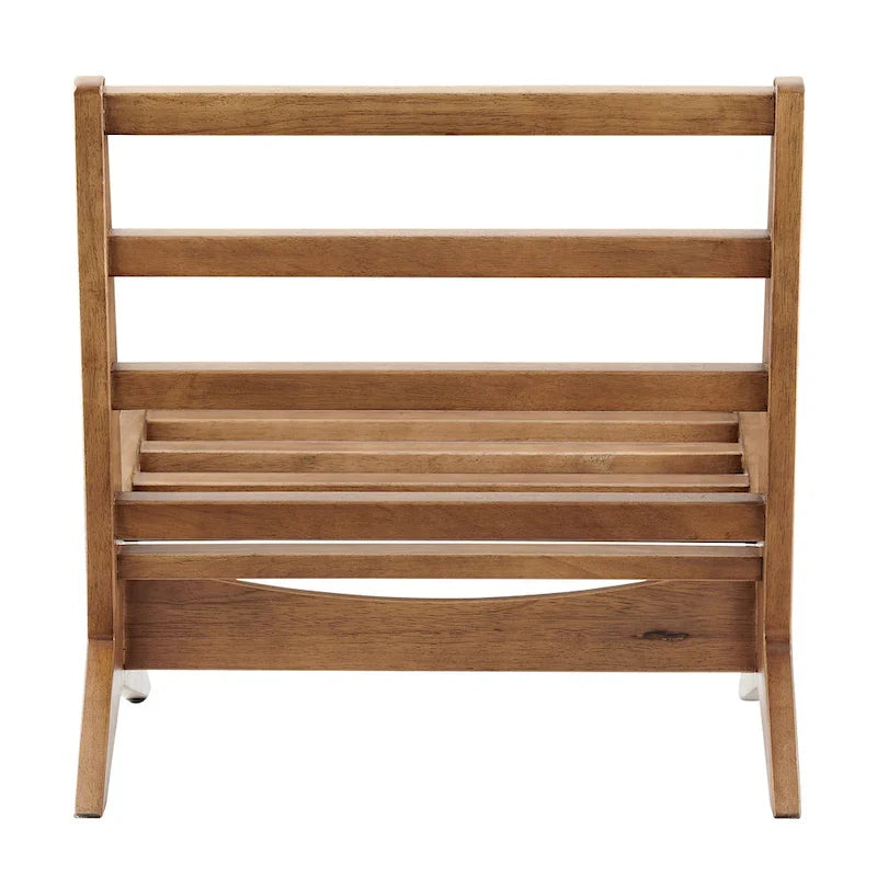 Mid-Century Style Accent Chair – Engineered Wood Frame + Polyester Fabric