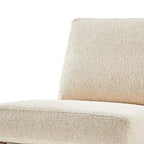 Mid-Century Style Accent Chair – Engineered Wood Frame + Polyester Fabric