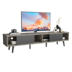 TV Stand for TVs up to 75 – Mid-Century Entertainment Center Console, 70 Inches