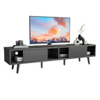 TV Stand for TVs up to 75 – Mid-Century Entertainment Center Console, 70 Inches