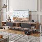 TV Stand for TVs up to 75 – Mid-Century Entertainment Center Console, 70 Inches