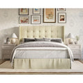 Tufted Upholstered Platform Bed