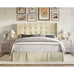 Tufted Upholstered Platform Bed
