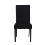 Velvet Dining Chair with Nailhead Trim, Set of 2