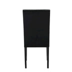 Velvet Dining Chair with Nailhead Trim, Set of 2