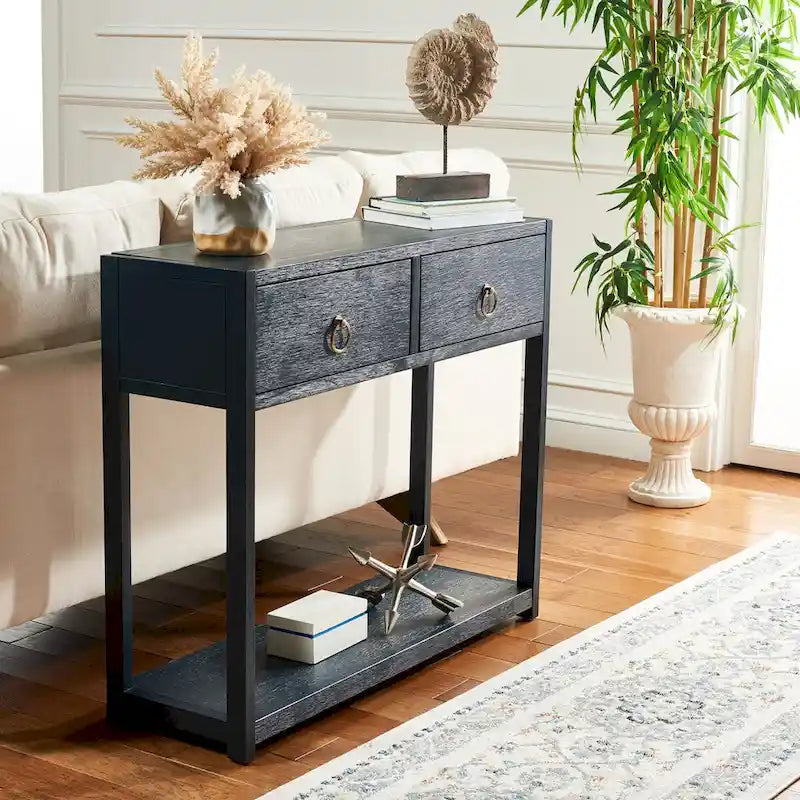 Console Table 12W x 38D x 32H with 2 Drawers