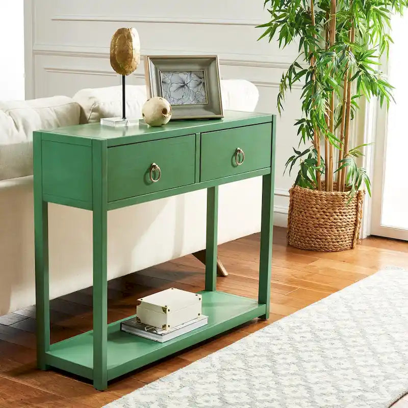 Console Table 12W x 38D x 32H with 2 Drawers