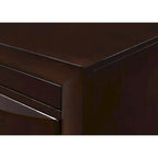 Dark Cherry Bookcase Storage Platform Bed