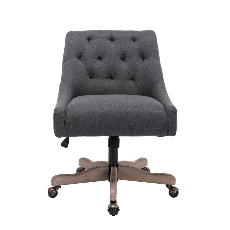 360° Swivel Shell Chair with Adjustable Height for Living Room