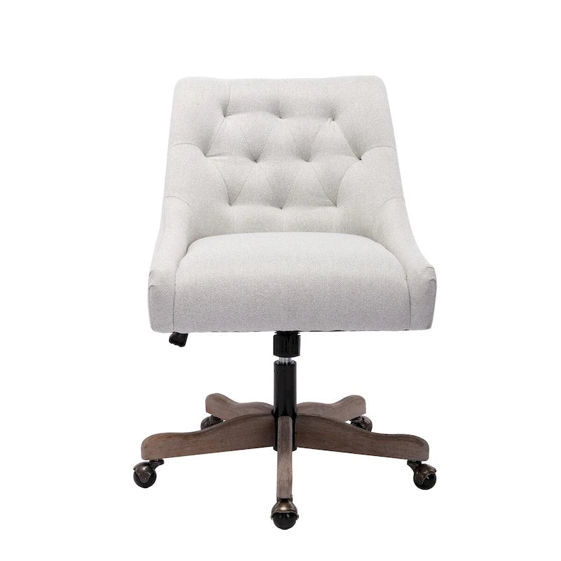 360° Swivel Shell Chair with Adjustable Height for Living Room