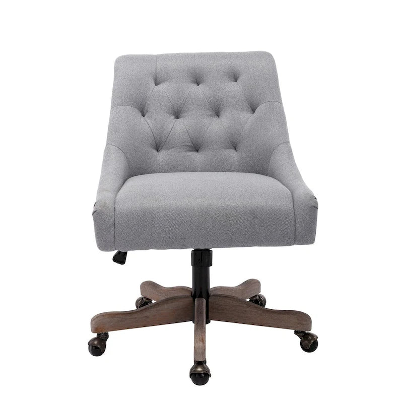 360° Swivel Shell Chair with Adjustable Height for Living Room