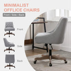 360° Swivel Shell Chair with Adjustable Height for Living Room