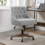 360° Swivel Shell Chair with Adjustable Height for Living Room