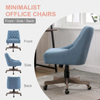 360° Swivel Shell Chair with Adjustable Height for Living Room