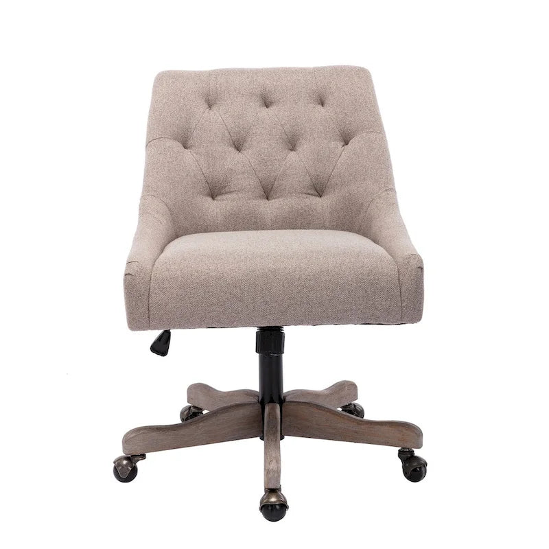 360° Swivel Shell Chair with Adjustable Height for Living Room
