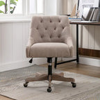 360° Swivel Shell Chair with Adjustable Height for Living Room