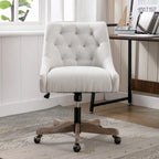 360° Swivel Shell Chair with Adjustable Height for Living Room