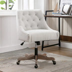 360° Swivel Shell Chair with Adjustable Height for Living Room