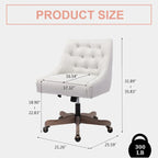 360° Swivel Shell Chair with Adjustable Height for Living Room