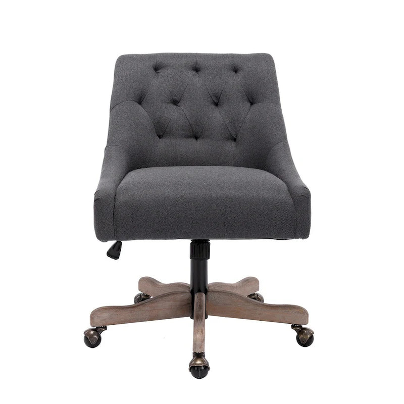 360° Swivel Shell Chair with Adjustable Height for Living Room