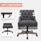 360° Swivel Shell Chair with Adjustable Height for Living Room